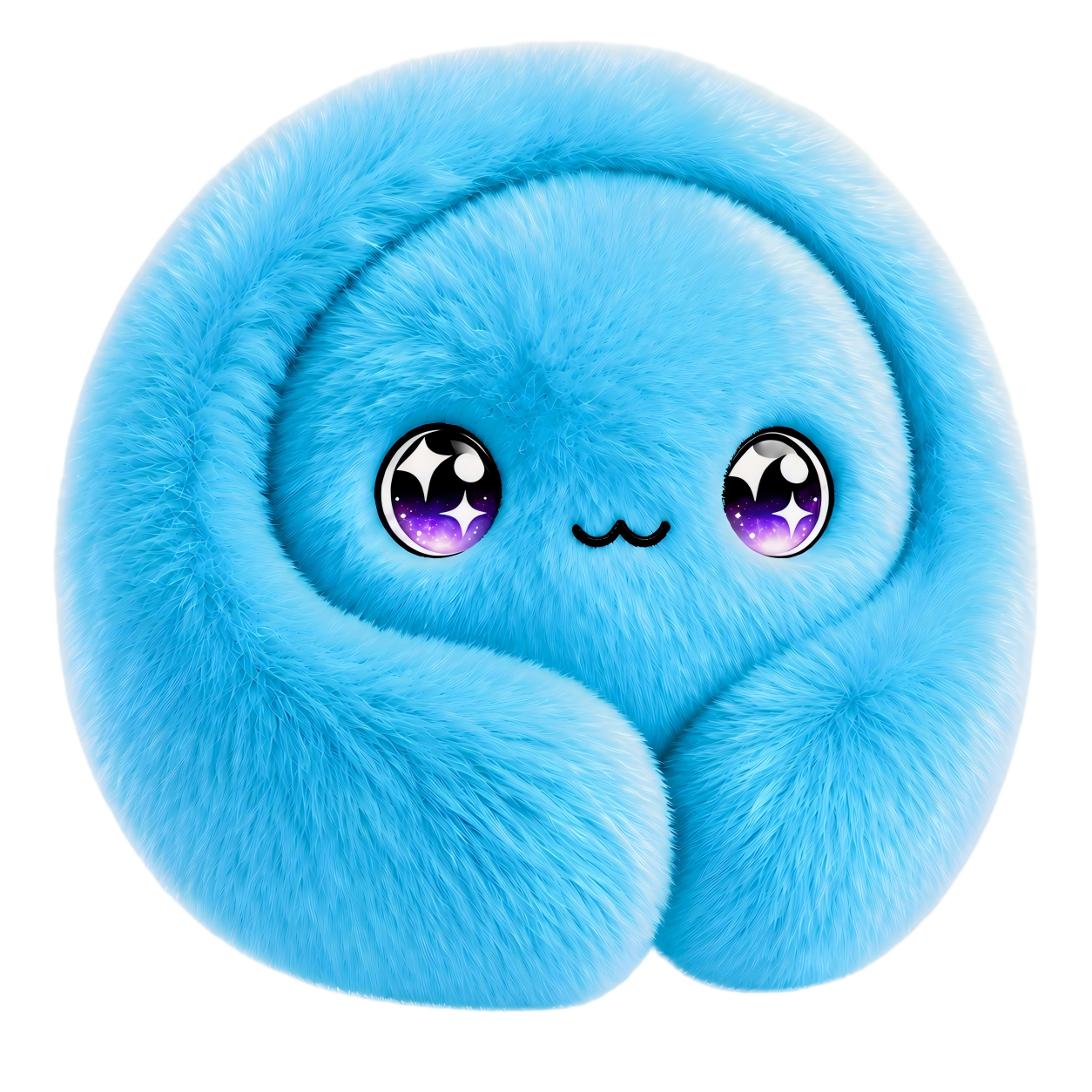 AI Plush Companion Ball, Blue