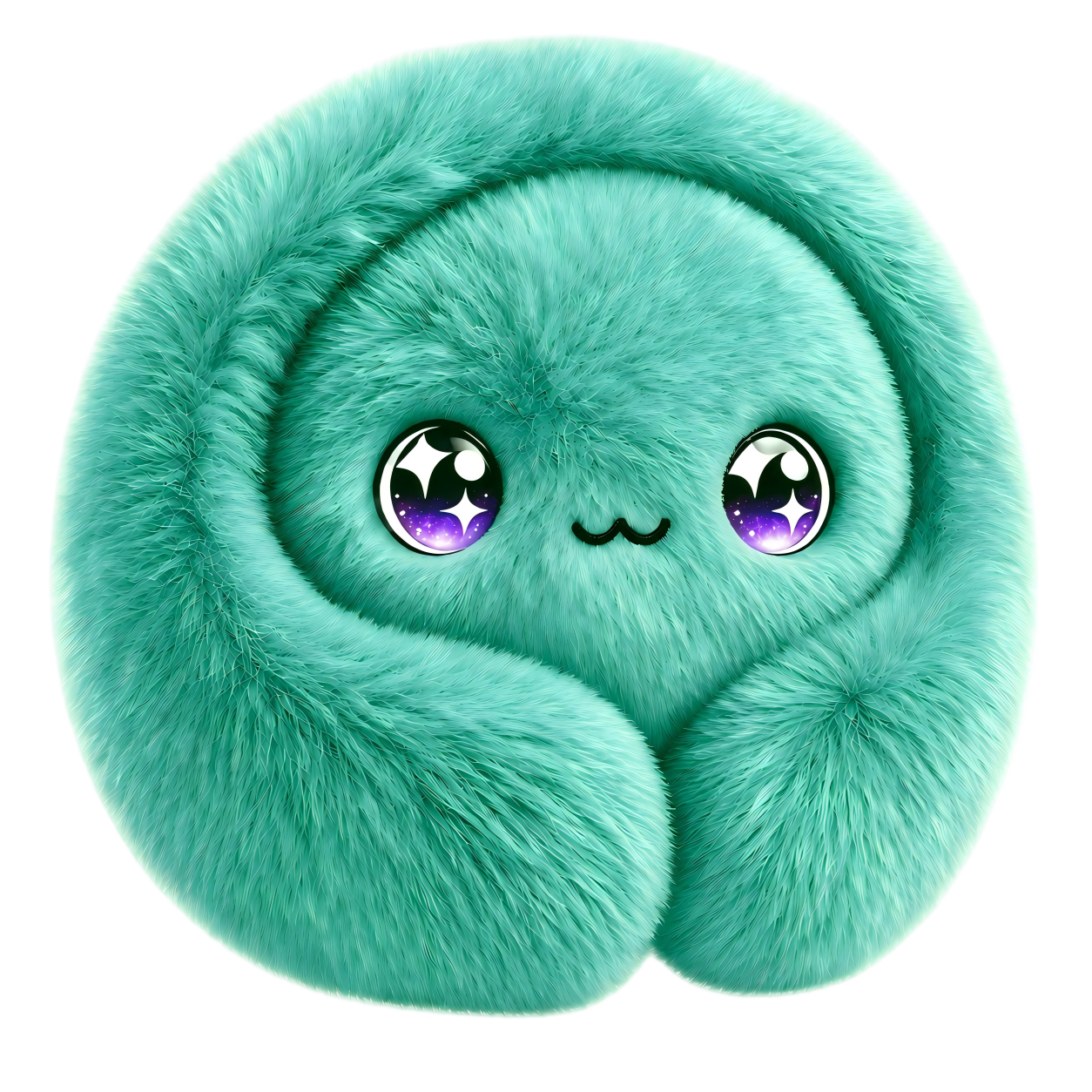 AI Plush Companion Ball, Mint Green