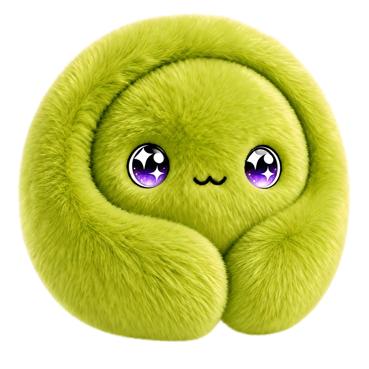 AI Plush Companion Ball, Lime Green